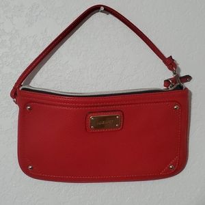 Red handbag